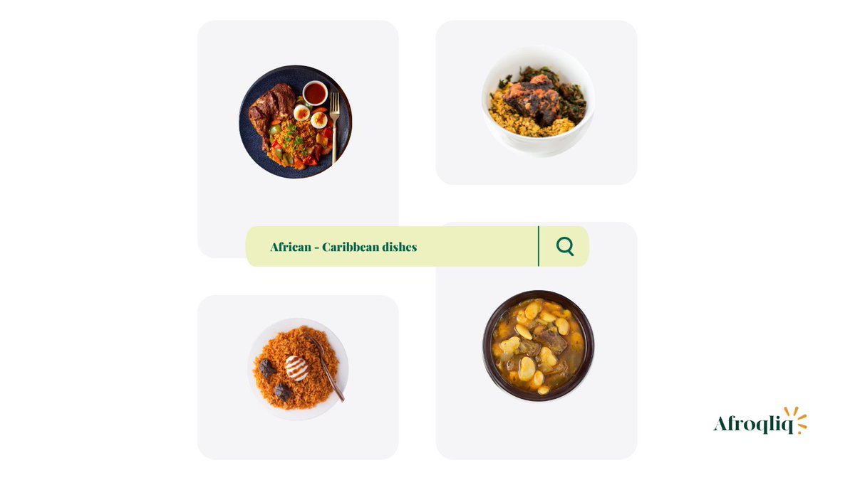 afroqliq's tweet photo. Most African - Caribbean foods are made of yam, cassava, plantain, sweet potatoes, cocoyam, bread, coconut, lentil, rice, fish, meat, and a blend of European, African Indian or American influenced recipes!
.
.
.
.
#afrocaribbean #caribbeanfood  #vendorservice #deliveryservice https://t.co/x3Zpe1MV4Z