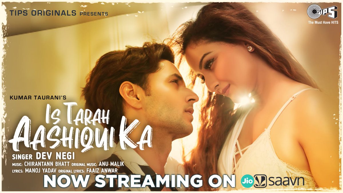 Our perfect party song 'Is Tarah Aashiqui Ka' is now available on <a href="/JioSaavn/">JioSaavn</a>!

▶️jiosaa.vn/9fcd8aae

Presented By: <a href="/kumartaurani/">Kumar Taurani</a>
Featuring: <a href="/zaarayesmin/">Zaara Yesmin</a> &amp; <a href="/scorp_sid/">Siddharth Gupta</a>
Sung By: <a href="/DevNegiLive/">Dev Negi</a>
Music By: @chirantannbhatt
Lyrics By: <a href="/manojkikalam/">Manoj Yadav</a>
Label: <a href="/tipsofficial/">Tips Films & Music</a>