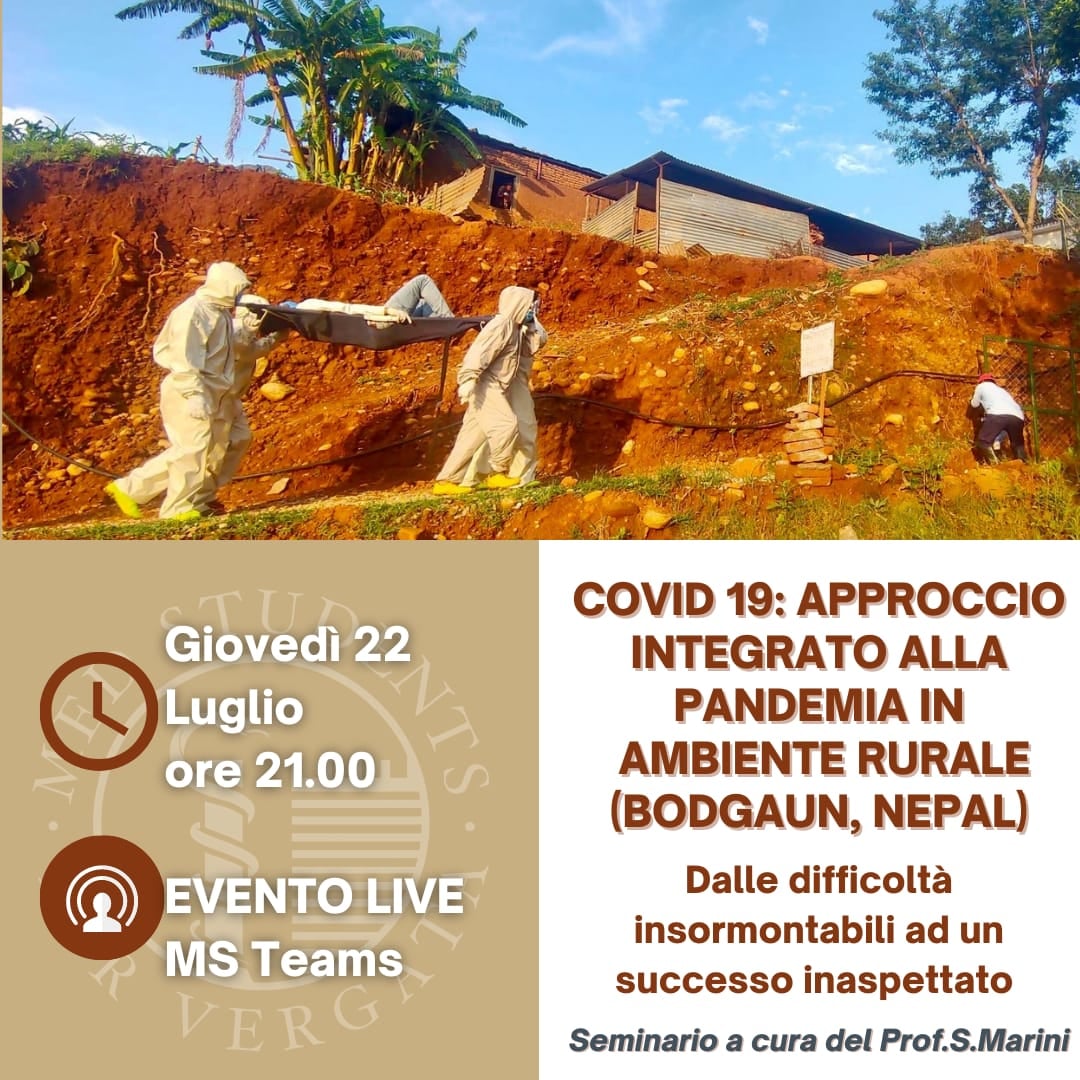 EAutolitano's tweet photo. 🗓SAVE THE DATE!
#Webinar "Covid 19: approccio integrato alla pandemia in ambiente rurale (Bodgaun, Nepal)"
#JayNepal #TorVergata #protocollo #COVID19 #Nepal #StefanoMarini
@jaynepalorg @bodgaun https://t.co/xPoy9Ff7Q6
