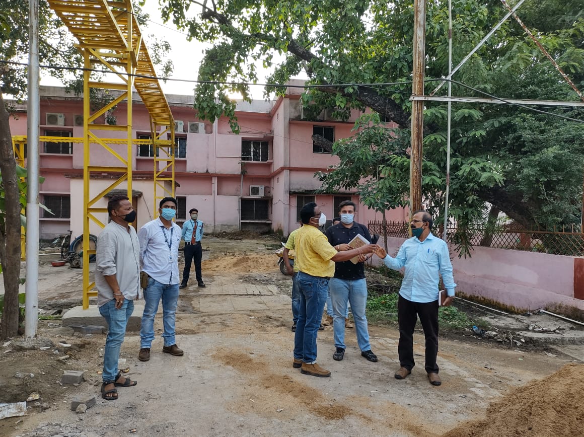 <a href="/PWD_Odisha/">Works Department, Odisha</a> team inspected electrical infrastructure &amp; gas pipeline details for Liquid Medical Oxygen plant at Santha Bhima Bhoi Medical College &amp; Hospital and District Headquarter Hospital, Balangir @BalangirBbmch.