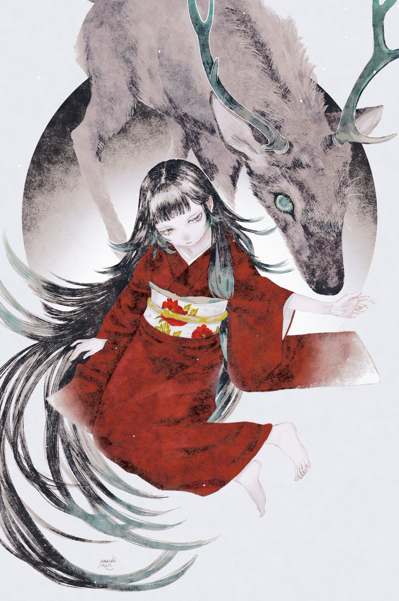 「Hi  #PortfolioDay
I'm Mari Yamazuki, I l」|山月まり Mari Yamazukiのイラスト