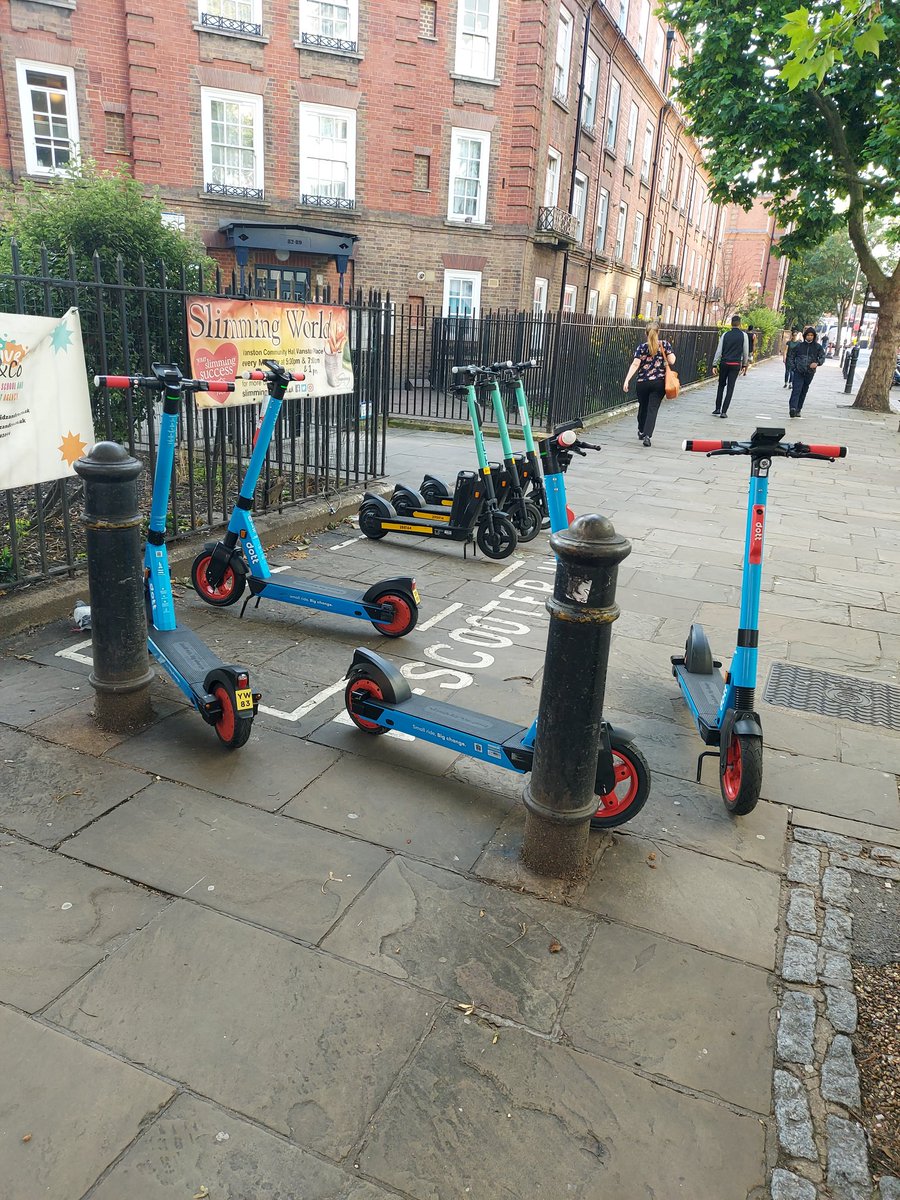 Emzy_C_'s tweet photo. @Dott yeah let's block foot paths so people have to climb over your scooters... #nothelpful #wheelchair #noaccess #sw6 https://t.co/ZF3CZ2181o