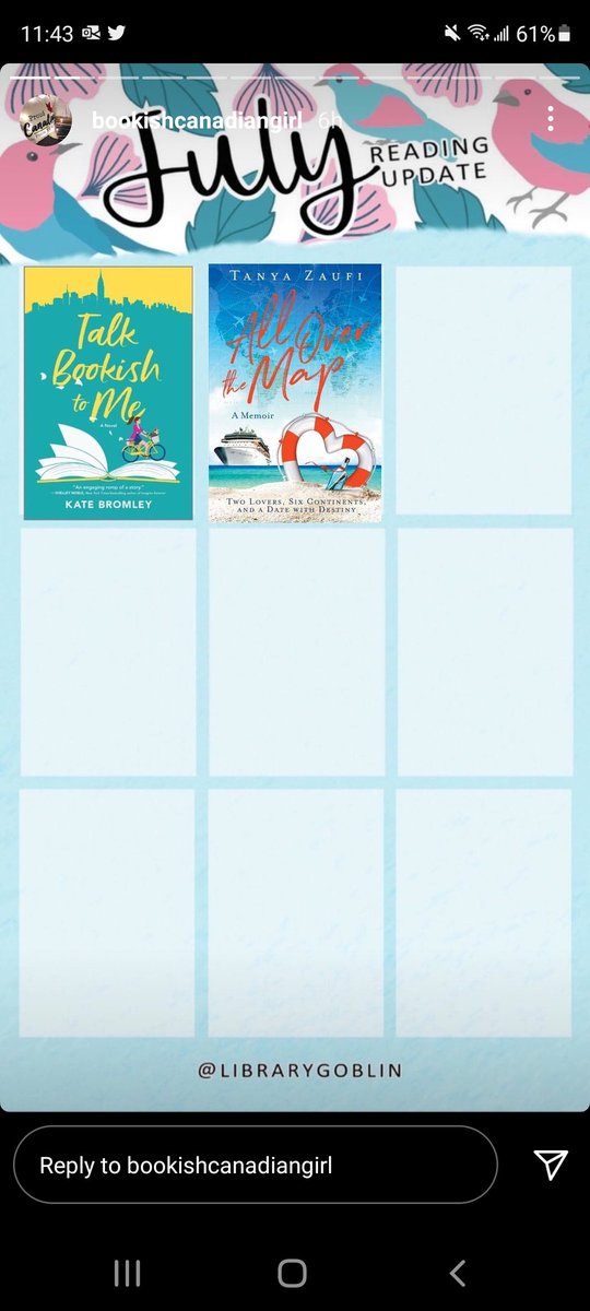 TZaufi's tweet photo. I love being tagged in reading updates and seeing my book on their summer reading list 🙀 Check my book out - 'All Over the Map'📚 @bookishcanadiangirl 

#summerreads #bookishcanadian #tbrpile #canadianbookstagram  #canadianbooknetwork #author #tanyazaufi #alloverthemap https://t.co/JFL4OwmxYG