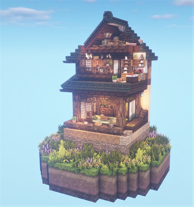 Minecraft建築のtwitterイラスト検索結果