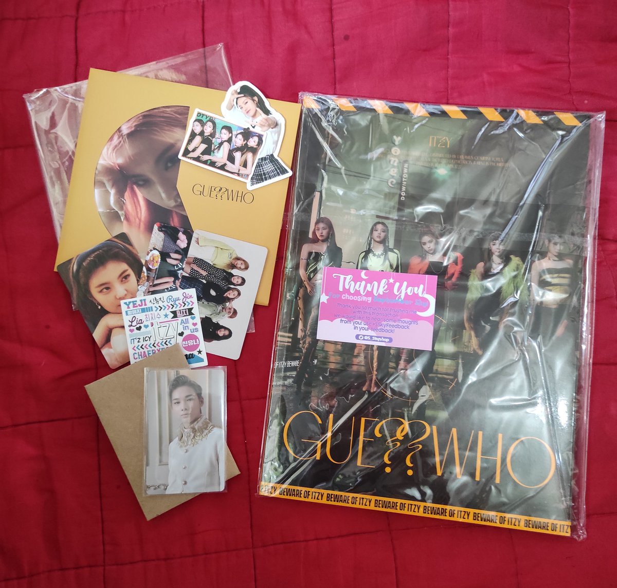 SUNOO143's tweet photo. Itzy and ni-ki came home today โค๏ธ
Thank you @S_Skyshop for smooth transaction. Nicely packed and super secured nung album and pc walang dents & such. Ang cute din ng freebies. Thank you again and more power!
#SSkyFeedback https://t.co/w2TnM8JlfZ