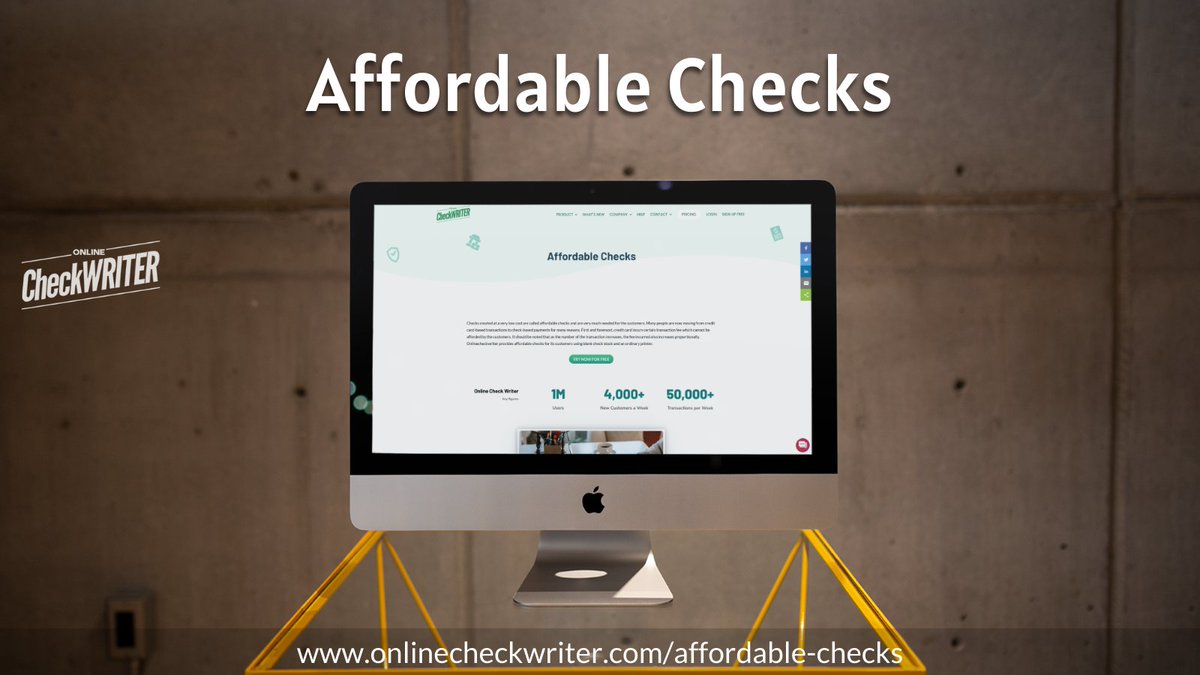 webcheckwriter's tweet image. onlinecheckwriter.com/affordable-che…

You have to spend a lot to get pre-printed. You can get Affordable checks by printing them from home or office. OnlineCheckWriter helps you create checks and print them on blank check stock.

#AffordableChecks #PrintChecksFromHome #CheckPrintingCost