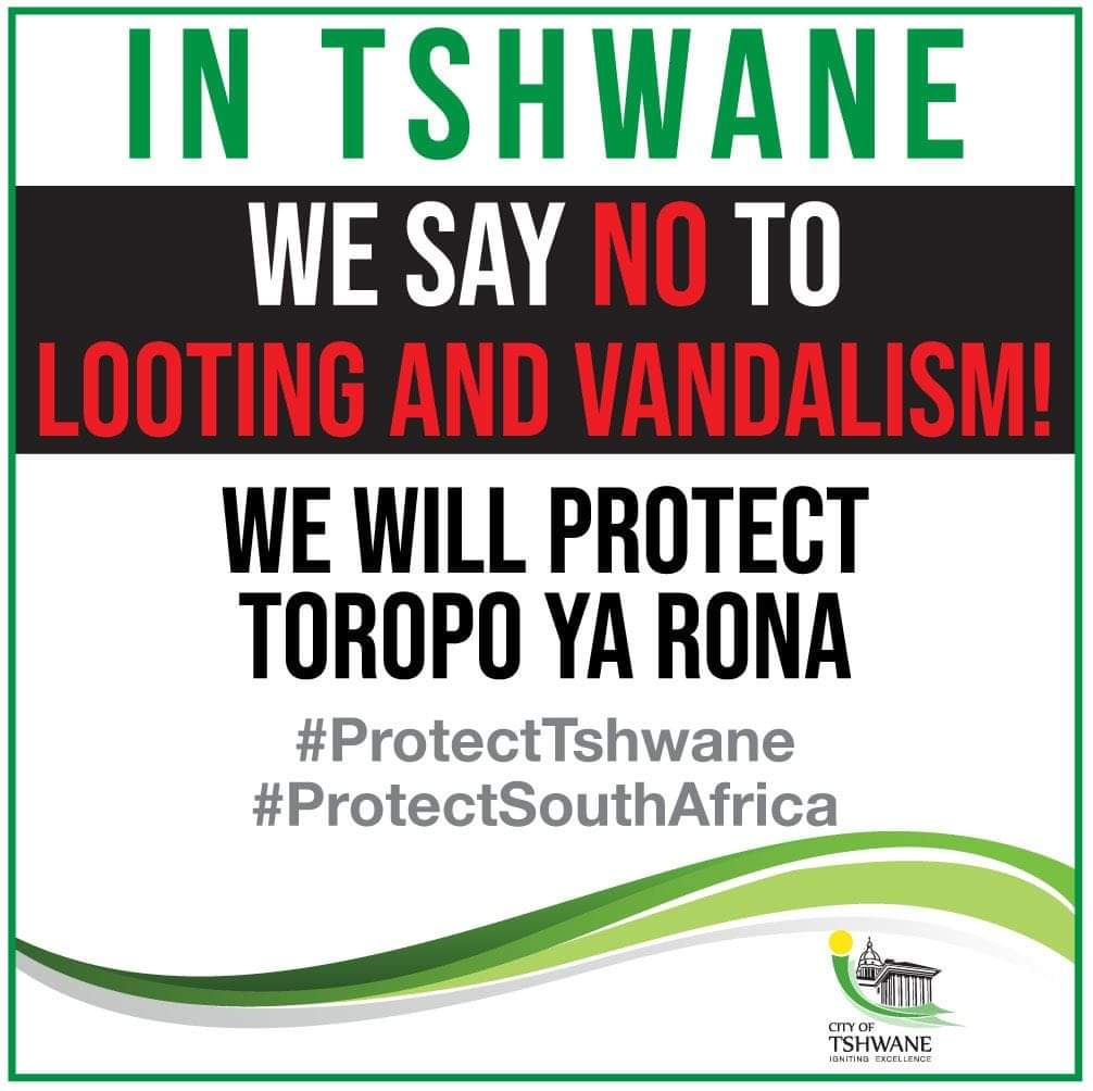 sibusisobanda3's tweet photo. @BMaripa We say no to looting and vandalism. We are #realANC https://t.co/TuTmLFFrb8