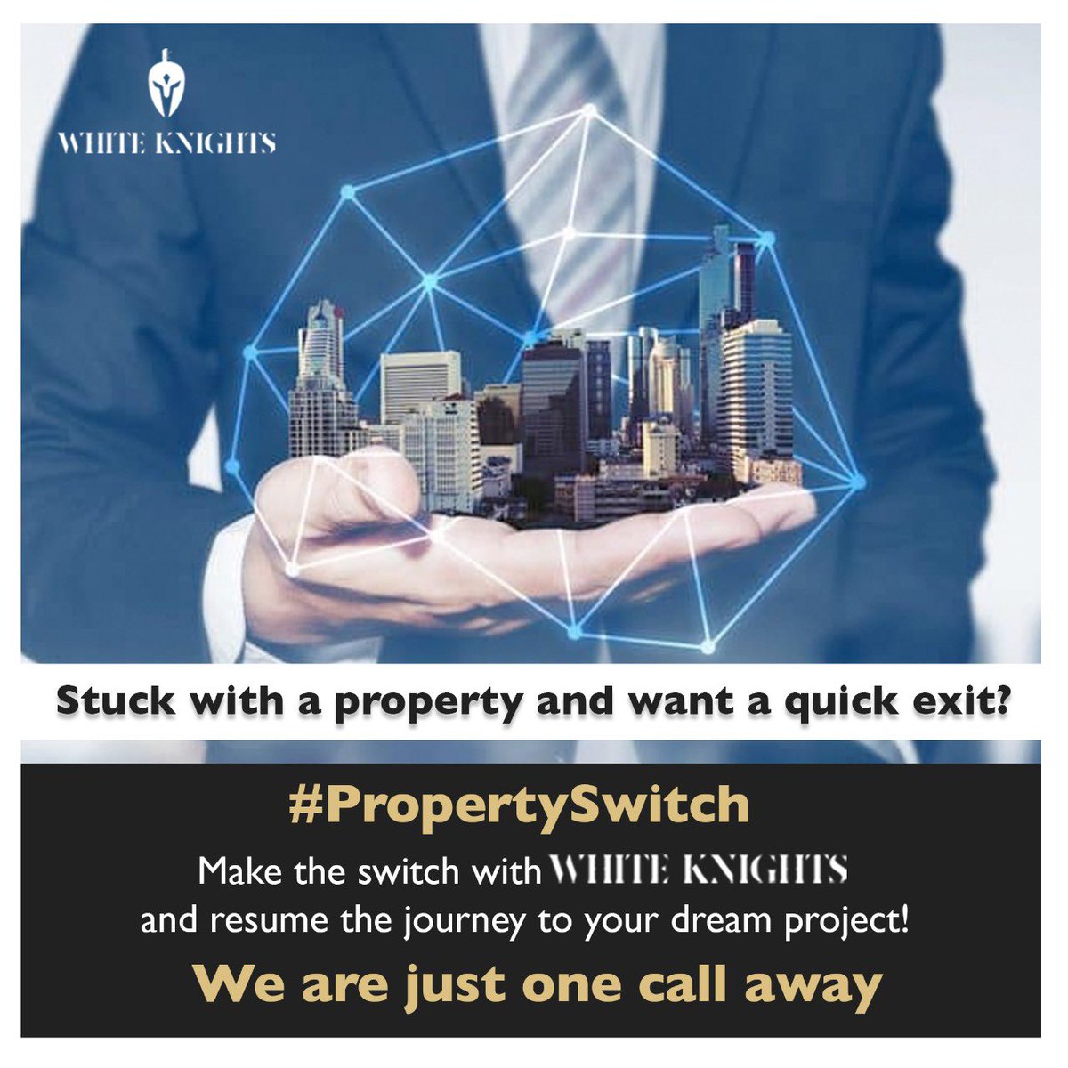 WhiteKnights__'s tweet photo. Why pause your growth and development when you can switch to better options?Contact us and experience #propertyswitch

Visit: https://t.co/pKEXXoQjrJ

Email ID: connect@white-knights.in

Contact us at: 9818888418

#whiteknights #stuckproperty #propertyswitch #residential https://t.co/UGaKP3pCpe