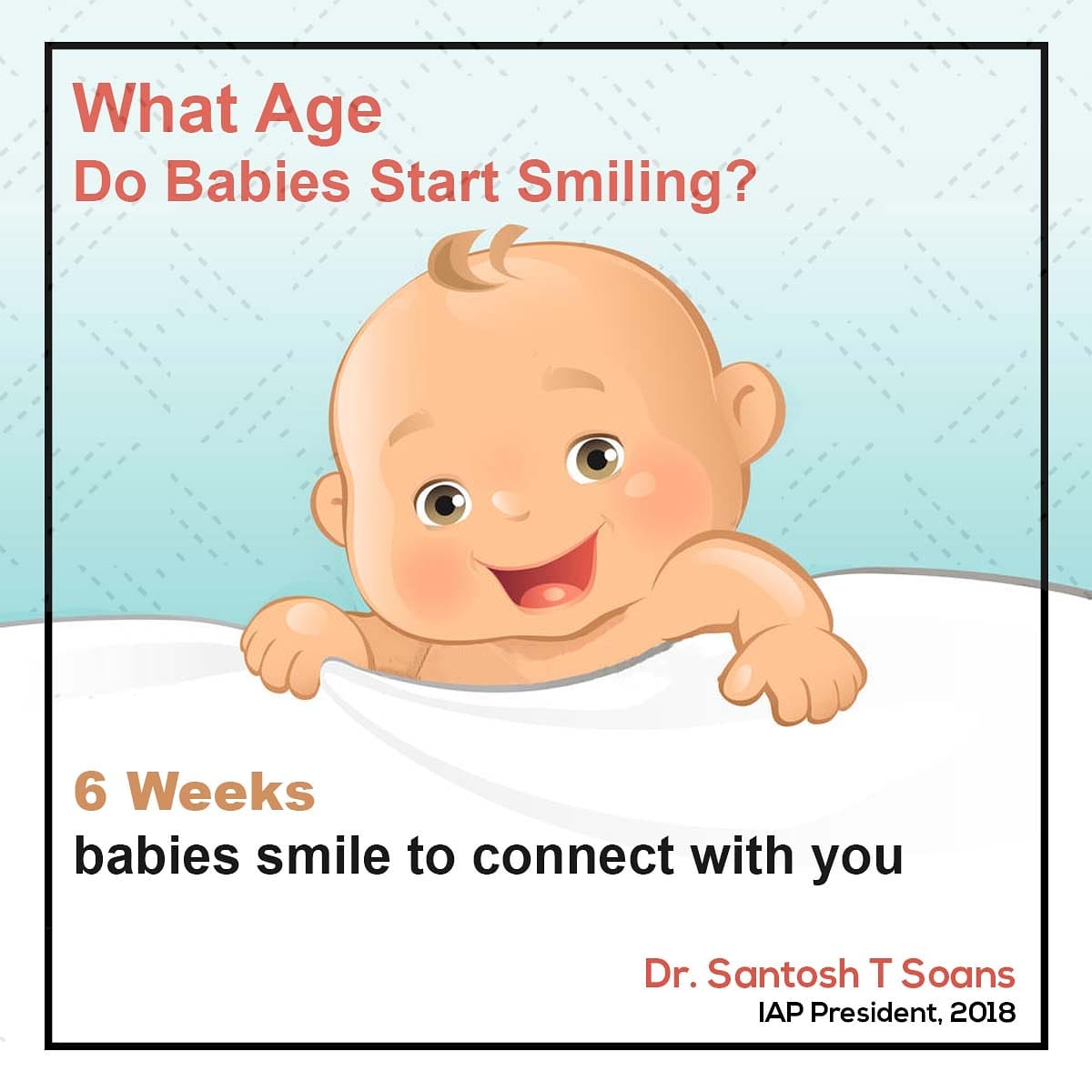 dr_soans's tweet photo. Often newborn babies will smile in their sleep. Around two months of age baby will have a social smile. This smile is made with purpose  as a way to engage others.

#BabyFact #Smile #BabySmile #NewBornBaby #DidYouKnow https://t.co/ADSw4rMPFH
