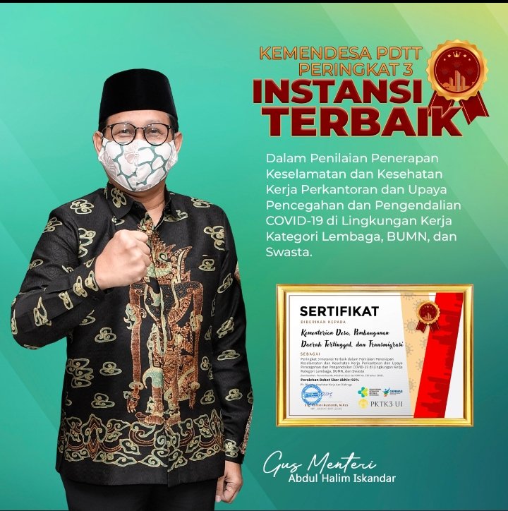 Saprisal6's tweet photo. Barakallahu lakuum. Yaumil milad Gus Menteri.
#GusHalim59Tahun
@jokowi
@halimiskandarnu
@Kemendespdtt
@malik_haramain
@imansyukri
@taufikmadjid71
@yusradaridesa
@azzameldzikrie
@tppkemendes
@Brigade01Arwan1
#TPPIRiau
#TPPIKuansing https://t.co/ln5vVyWhn3