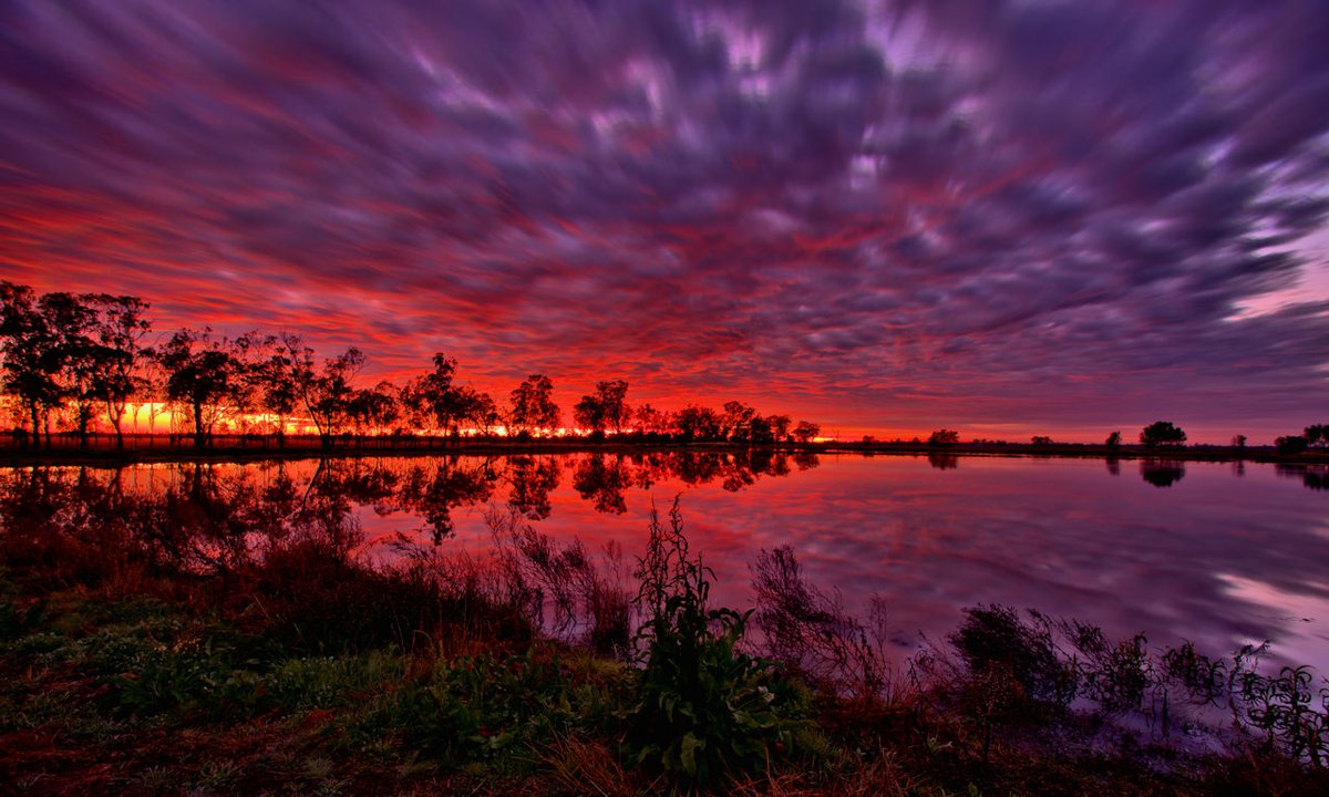maloo325's tweet photo. Pretty fair #sunrise this morning at #yandilla near #millmerran,  few in this series @StormHour @Cait_Crowley @abcbrisbane @ABCRural https://t.co/Athqk96oxt