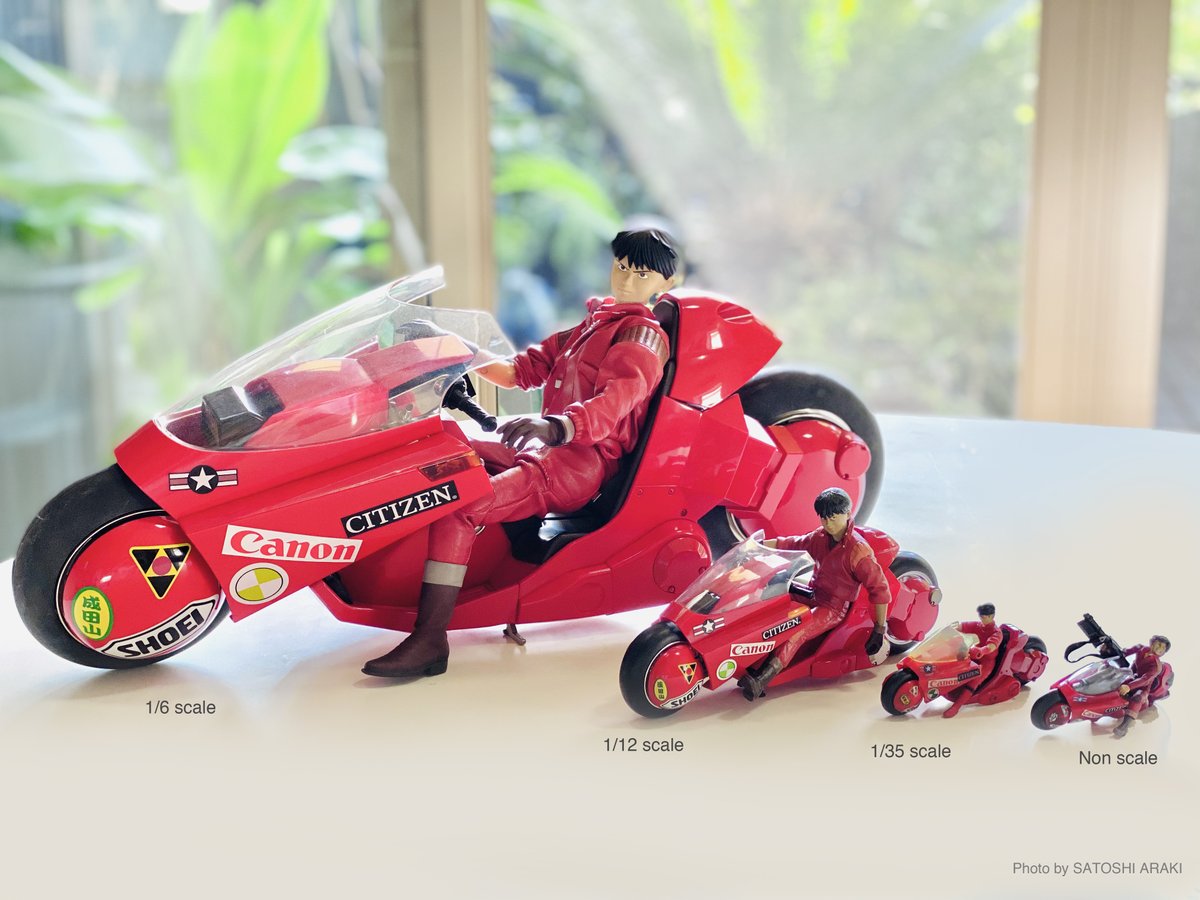 情景師アラーキー 荒木さとし I Love 金田バイク コレクションのakiraの金田バイク トイ勢揃い Bandai 1 6 Scale Bandai 1 12 Scale Bandai 1 35 Scale Kaiyodo Non Scale 残すは1 1スケールのみ 実際に走らなくていいので原寸レプリカとして 情景師アラーキー 荒木さとし I Love 金田バイク コレクションのakiraの金田バイク トイ勢揃い Bandai 1 6 Scale Bandai 1 12 Scale Bandai 1 35 Scale Kaiyodo Non Scale 残すは1 1スケールのみ 実際に走らなくていいので原寸レプリカとして