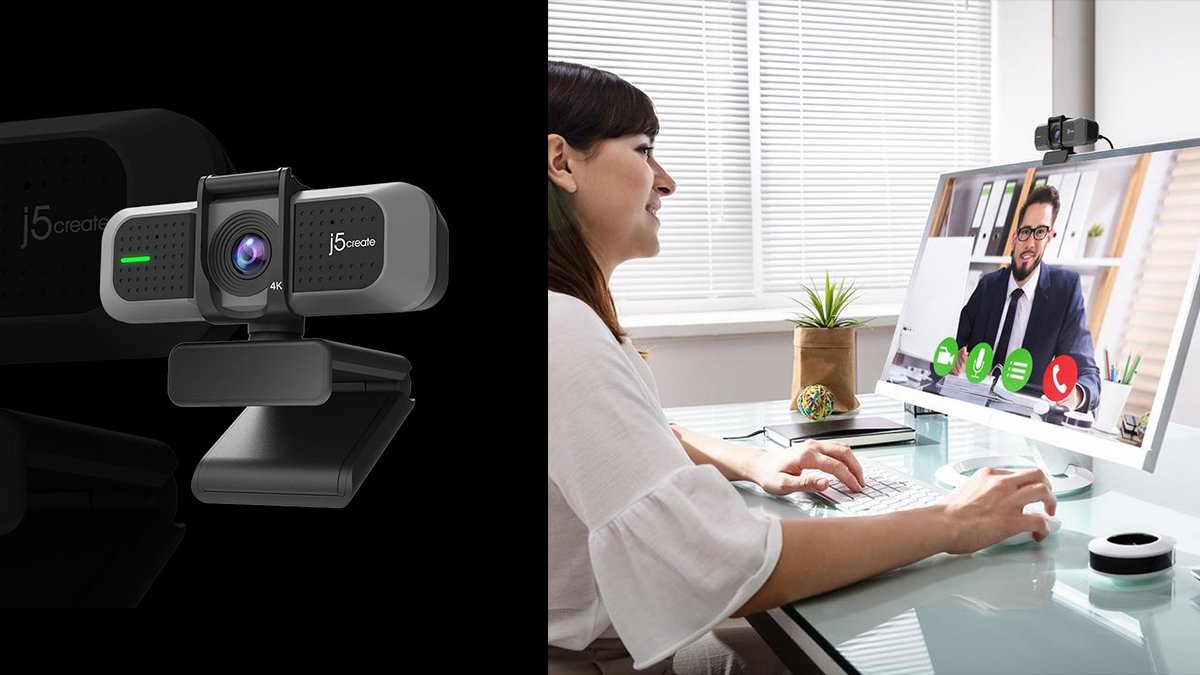 j5create_EU's tweet photo. Stay camera ready with our 4K Image Sensor webcam! The #JVU430 delivers crisp and lifelike 4K Ultra HD video resolution. Always get the best out of your virtual meetings!

https://t.co/oWNgUv1PNa

#j5create #officework #workfromhome #4kcam #setup #innovation #tech https://t.co/ZXiQKOxutm