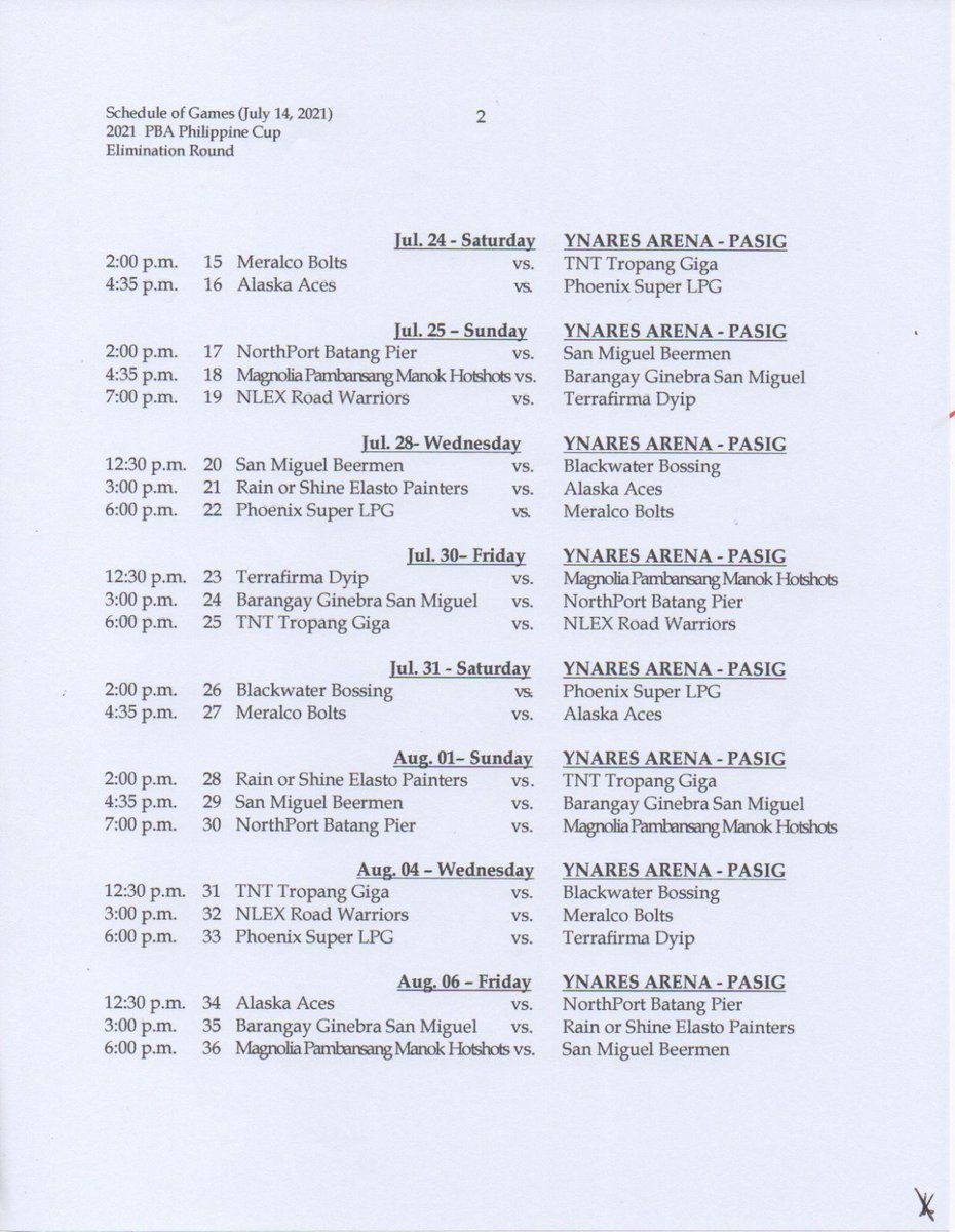 barangayginebra's tweet photo. BABALIK NA ANG BARANGAY! Welcome back, PBA!

Check out the PBA 46th Season Eliminations Schedule

#PBAItuloyAngLaban #PBA2021 #NSD https://t.co/2k6bY7FxDm