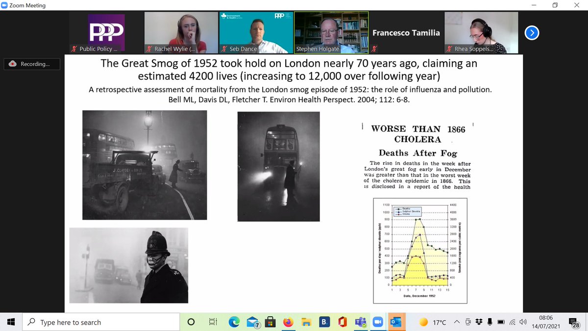 As Sir Stephen Holgate, special advisor on air quality to <a href="/RCPhysicians/">Royal College of Physicians</a> outlines, #airpollution has long been a threat to human health. But the increasing usage of vehicles has changed the nature of the problem. #ClimateCrisis