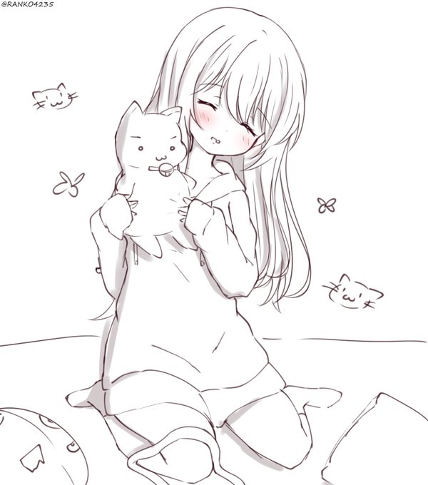 お...ねこさん...かわいい...にへへー❤️❤️
ありがとうございます....プロデューサーさん

#大崎甜花 