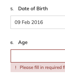 MeNikhil's tweet photo. Filling out a form that's using @GovTechSG's library. I mean... it's not that hard to calculate the age on your end. https://t.co/Zxz8b1BM5Q
