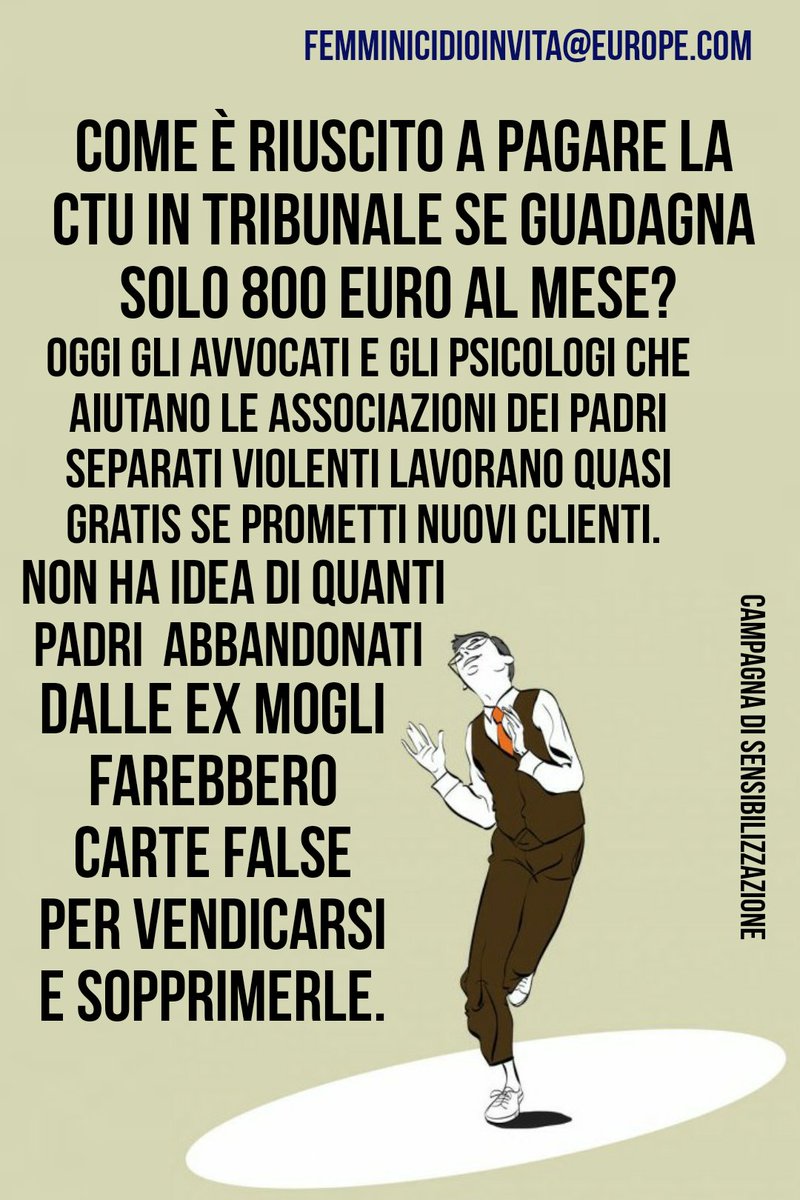ICusmai's tweet photo. @girlsuisse @annideiricordi @Micheles750 @d_granuzzo @Noviolenzadonne @dvaldi1 @tossina_libera @eli4never @unimib @DavidSassoli @CommissionerHR @conniereguli @DailyShow_Rus @AlleyOop24 @guyverhofstadt @NicolaPorro @nonelarena @CasaLettori @TognazziR @EuroParlPress @EP_GenderEqual @poliziadistato @stati_generali @MBorradori @PSSuisse @MarinaCarobbio @ignaziocassis @normangobbi @GlobalGoalsUN @visitswitzerlnd @VIOLA_MARTELLA @zdizoro @agiasocial @ComuneMI @BeppeSala @GiovanniAgost20 @SaverioTommasi @PabloTrincia @MatildeDErrico @domenicalive @LiveNoneladUrso @disclosetv @srfnews @eucopresident @Europarl_EN @GISO_TI @s_sommaruga @marcochiesa74 @JEF_ParisIdF Le verità nascoste.
#14luglio #ctufalse #ddlpillon #Pillon
#alienazioneparentale #femminicidio in vita. https://t.co/yauGHslpUW