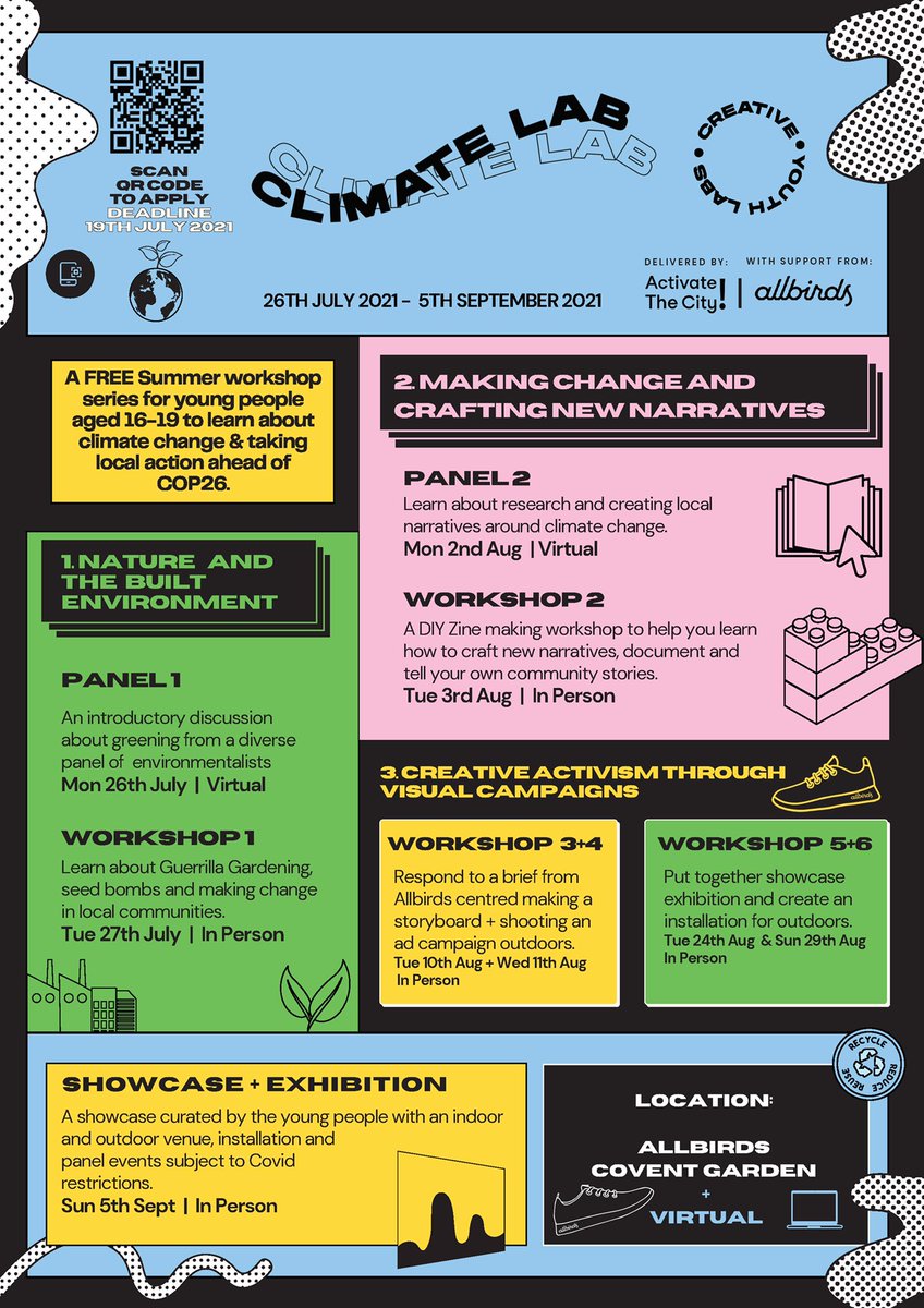 Hello! Thrilled to announce we’ll be taking part in this Climate Lab workshop with <a href="/itsfreezinginla/">It's Freezing in LA! Magazine</a>, sharing our research methods for climate action with young adults! Crafting new narratives oh yes 🙃

This initiative is led by @activatetcity, and deadline is next Monday!

🤍🌈