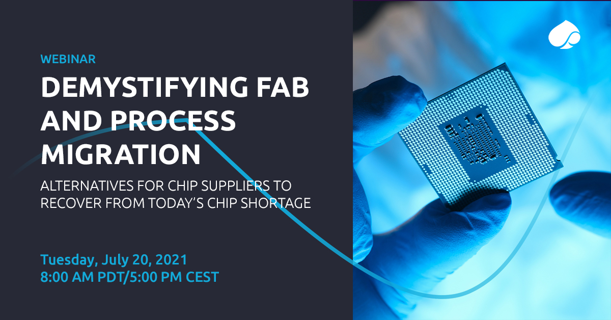 Join our upcoming  webinar to learn about different approaches for getting through the chip shortage.  Our experts will touch on the measures that the #semiconductor industry and governments are taking to prevent future shortages. Click to register bit.ly/3dvO6ul