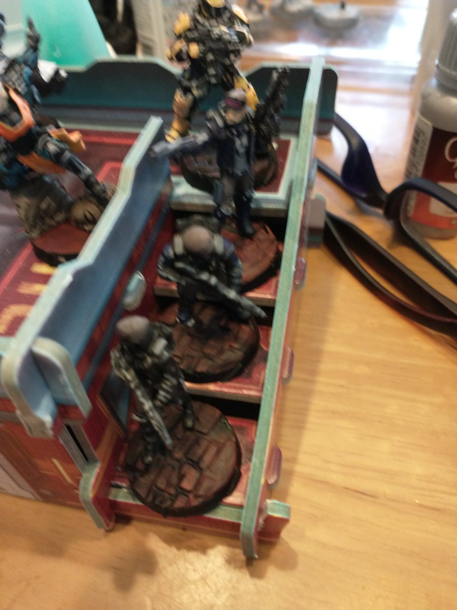 g1m4t4n1's tweet photo. インフィニティ　Corvus Belli 公式ペイントコンテスト　#OPATHOME
Operation Kaldostormの半分と春の　boot camp 景品Liang Kaiを足してWhite Company 150pt完成です！今日までなので写真を送るのを忘れずにね！ https://t.co/nCiWXTnAMA