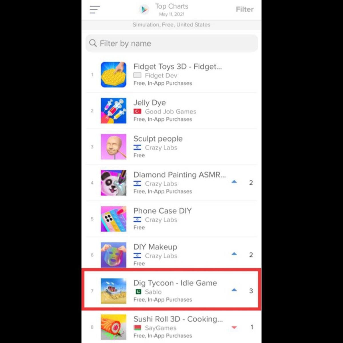 Sablo Studio Making Pakistan Proud again! 
Sablo Studio the only hyper casual publisher in Pakistan making Dig Tycoon - Idle Game in TOP 10 Chart of USA the biggest market of apps. 

We make sure we achieve success for what we publish. 

Have a game? Publish with us!