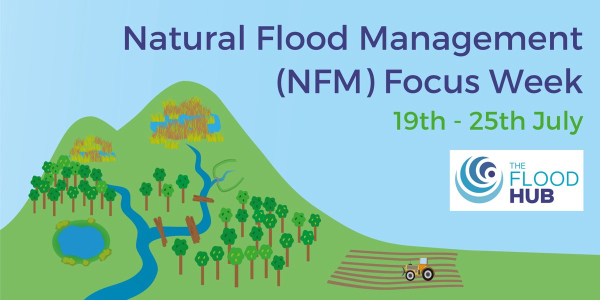 🌳 From 19th - 25th July we are hosting a Natural Flood Management Focus Week, sharing all things related to #NFM! Join us to learn more about NFM, its benefits, and projects across the #NorthWest! 🌳

thefloodhub.co.uk/nfm/ 

#NaturalFloodManagement #SlowTheFlow #FloodAware