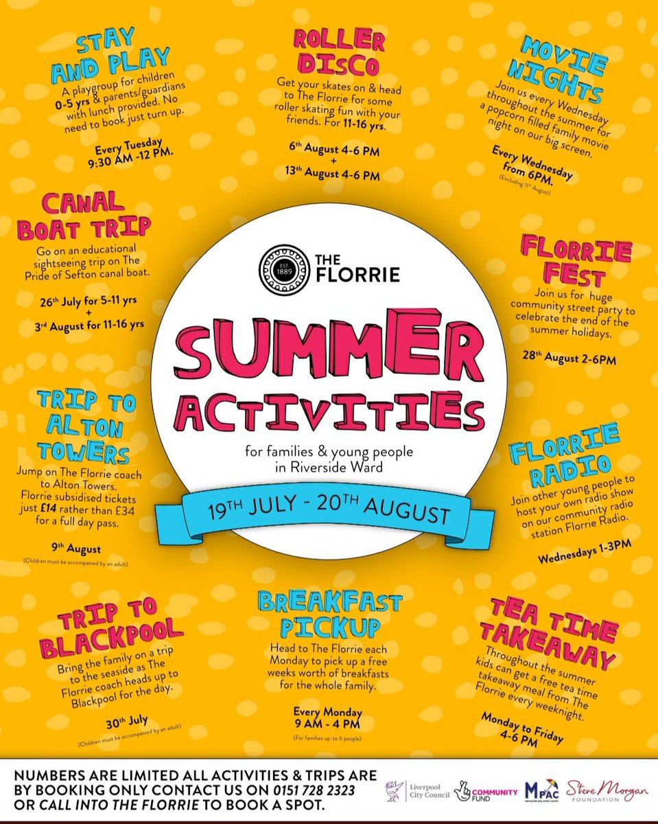 TheFlorrie's tweet photo. Summer activities for the whole family @TheFlorrie this summer. https://t.co/rSEn4CHNep