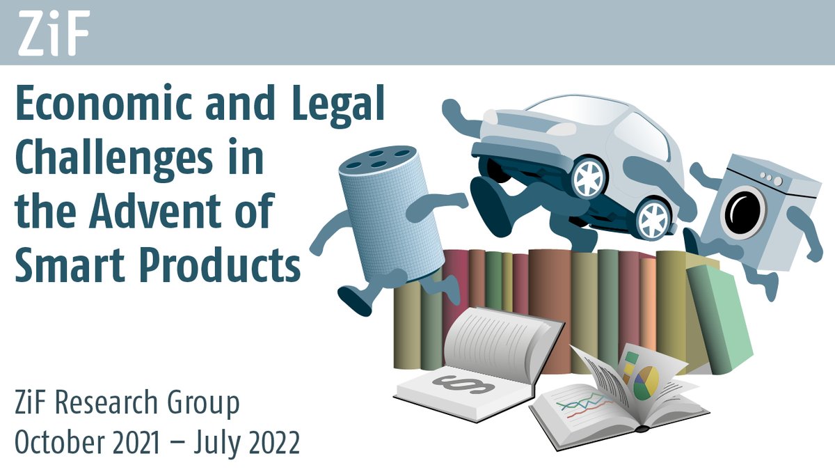 ZiF_Bi's tweet photo. Now online: Program of the Opening Conference of the New Research Group @ZiF_Bi “Economic and Legal Challenges in the Advent of Smart Products”, convened by Herbert Dawid @unibielefeld, Sabine Gless @UniBasel &amp; Gerd Muehlheusser @unihh, Oct. 4-6, 2021: https://t.co/Bmlrqk8Dnj https://t.co/N4Zpi8BwWZ