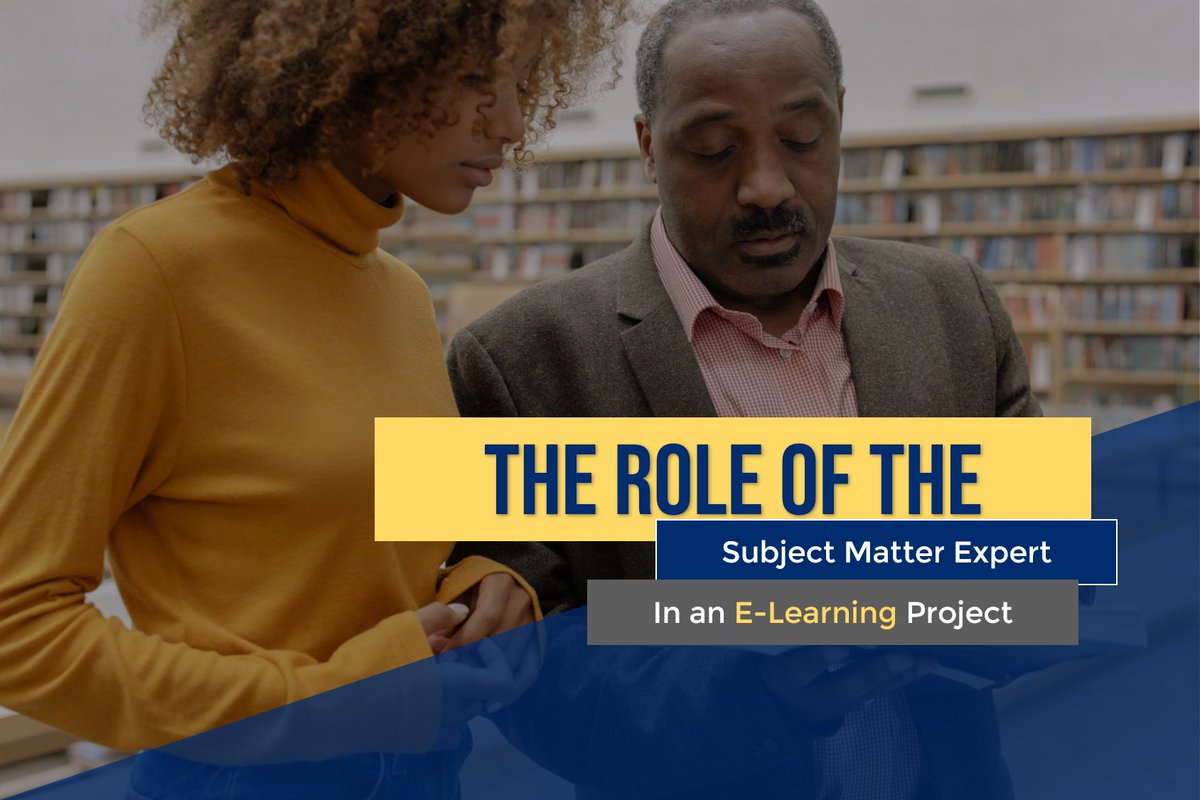LearnTech_SA's tweet image. Having a Subject Matter Expert involved at each step of the process from planning to delivery, will result in a much more effective and efficient E-Learning Development project.

learntech.co.za/2021/07/14/the…