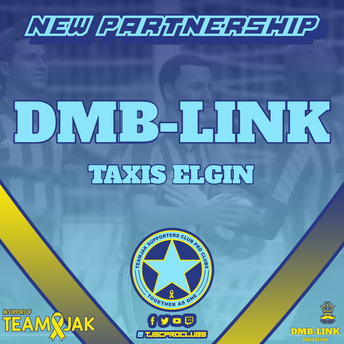 We are happy to announce our partnership with Elgin based taxi company DMB-Link!

DMB-Link's logo will appear on all of our social media images and any future kits we produce.