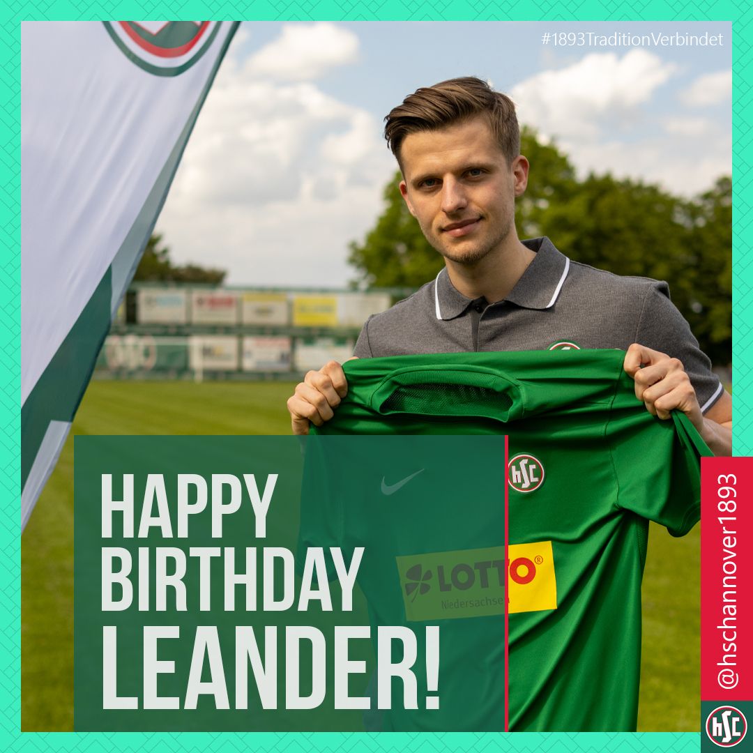 Alles Gute zum Geburtstag, Leander!🎉
Unser Neuzugang feiert heute seinen 23 Geburtstag. Wir wünschen Dir alles gute für Dein neues Lebensjahr und die Saison!
💚🤍♥️
#1893TraditionVerbindet
#HSCHannover