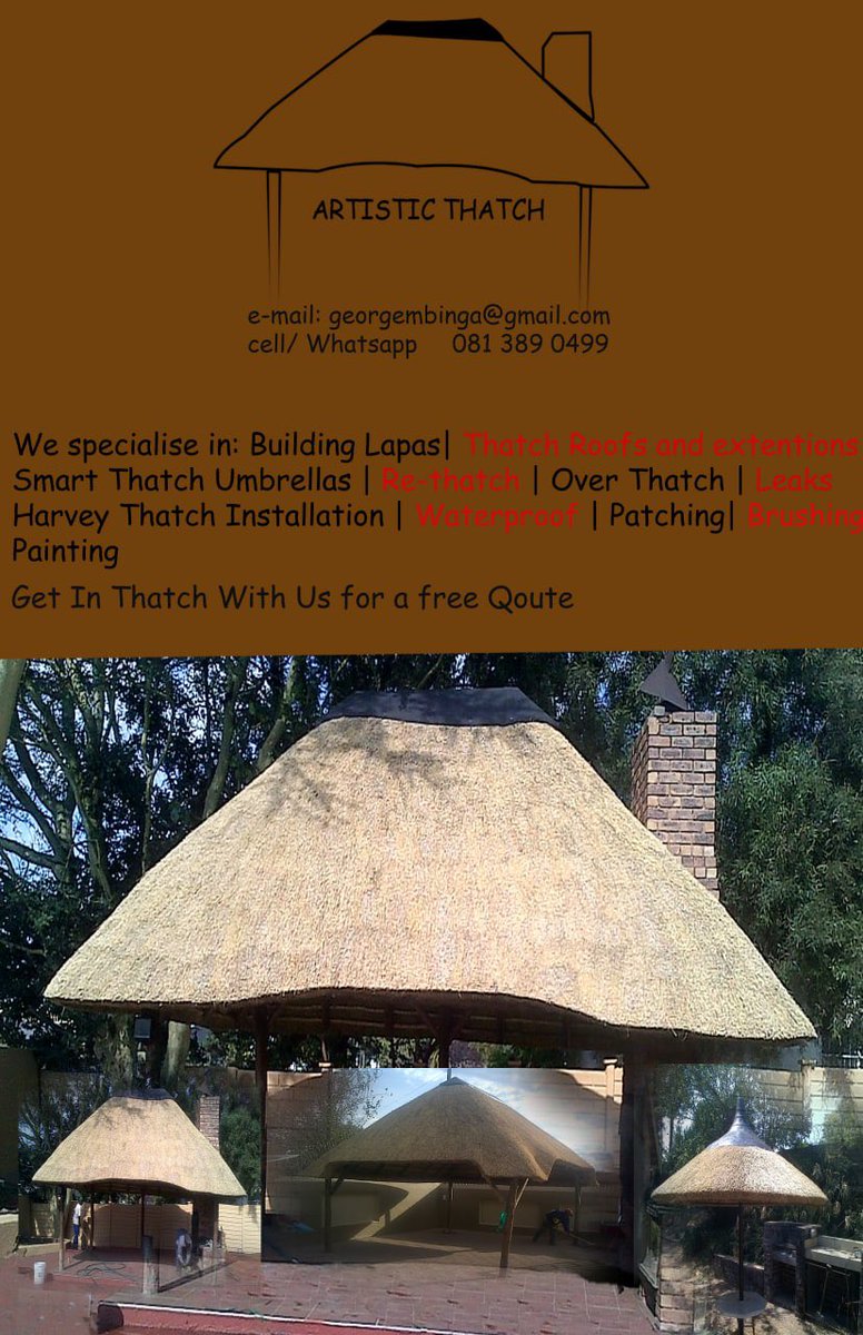 SmilinGeorge_SA's tweet photo. Summer homes are made in winter. Get thatched up and make your home the talk of the town. Eco friendly . Cool in the summer, warm in winter. The best thing since the best thing ever. Get in thatch for an obligation free quote. #ArtisticThatch https://t.co/pgDW03vqHn