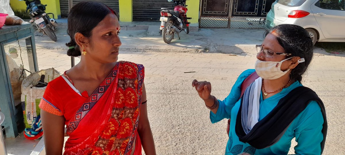 IGSSS's tweet photo. After the door to door meetings and multiple awareness drives by field staff, we are happy to share that 50 people got their first shot of the #COVID #vaccine in a Patna slum, Bihar. 
#VaccinationCovid #vaccinated https://t.co/dfTEsWNxgr