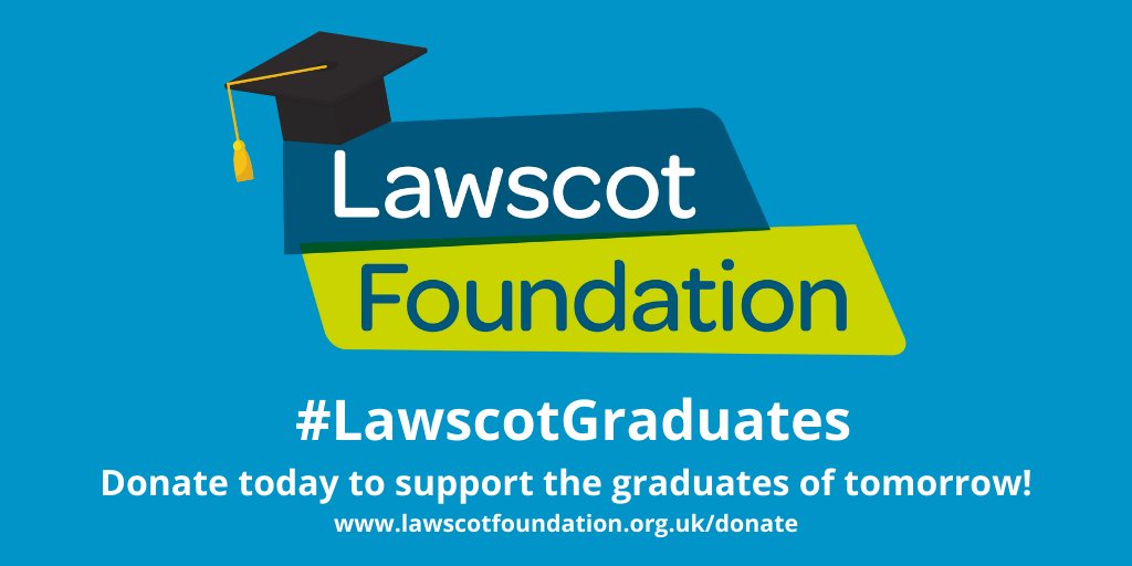 To help us celebrate our #LawscotGraduates, we'd love you to get involved by:
📸 sharing your own graduation photos &amp; memories
✏️nominating others to do the same
💰 donating to the Foundation to help us fund the law graduates of tomorrow!

Find out more: bit.ly/2T7lkJu
