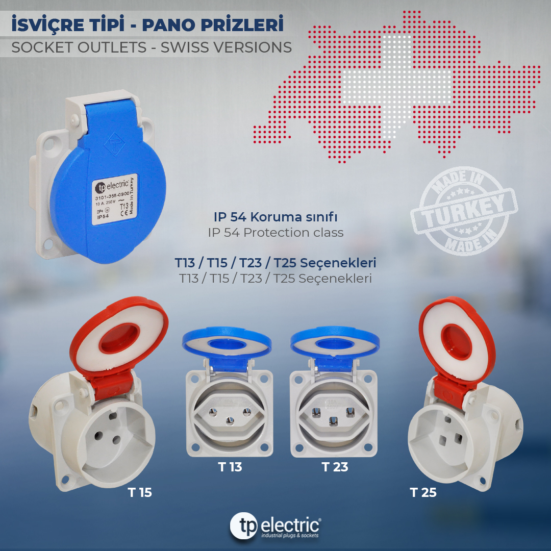 tpelectric's tweet image. İsviçre tipi pano prizlerimizi dört farklı modelde sipariş edebilirsiniz. 👍 (T13 / T15 / T23 / T25)
.
Socket Outlet Swiss Version in four different models. 👍 (T13 / T15 / T23 / T25)
.
#socketoutlet #swiss #switzerland #electricengineering #elektrikmühendisliği #isviçre
