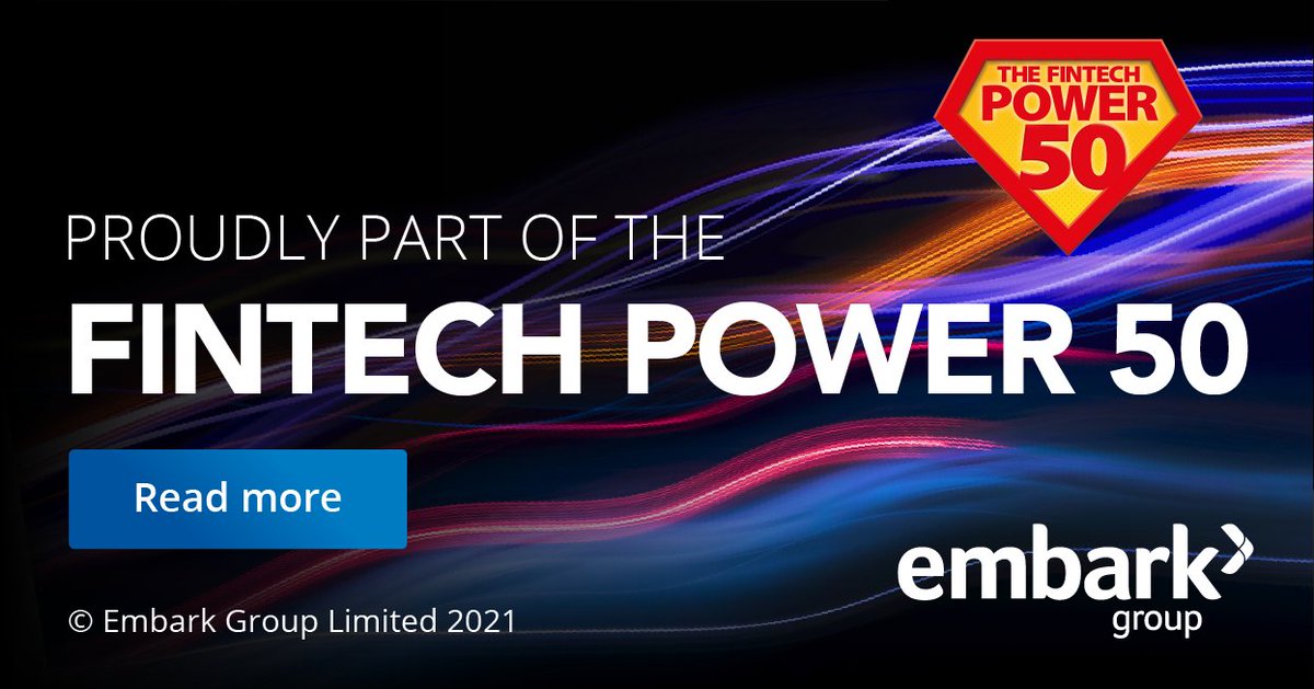 embark_group's tweet photo. 🏆 Incredibly proud to be named in @thepower_50. This year just keeps getting better 💪
https://t.co/k56f5JPhNW
#embarkgrowthstory #fintechpower50 #fintech #fintechweekLondon https://t.co/rQKoKSd3ry