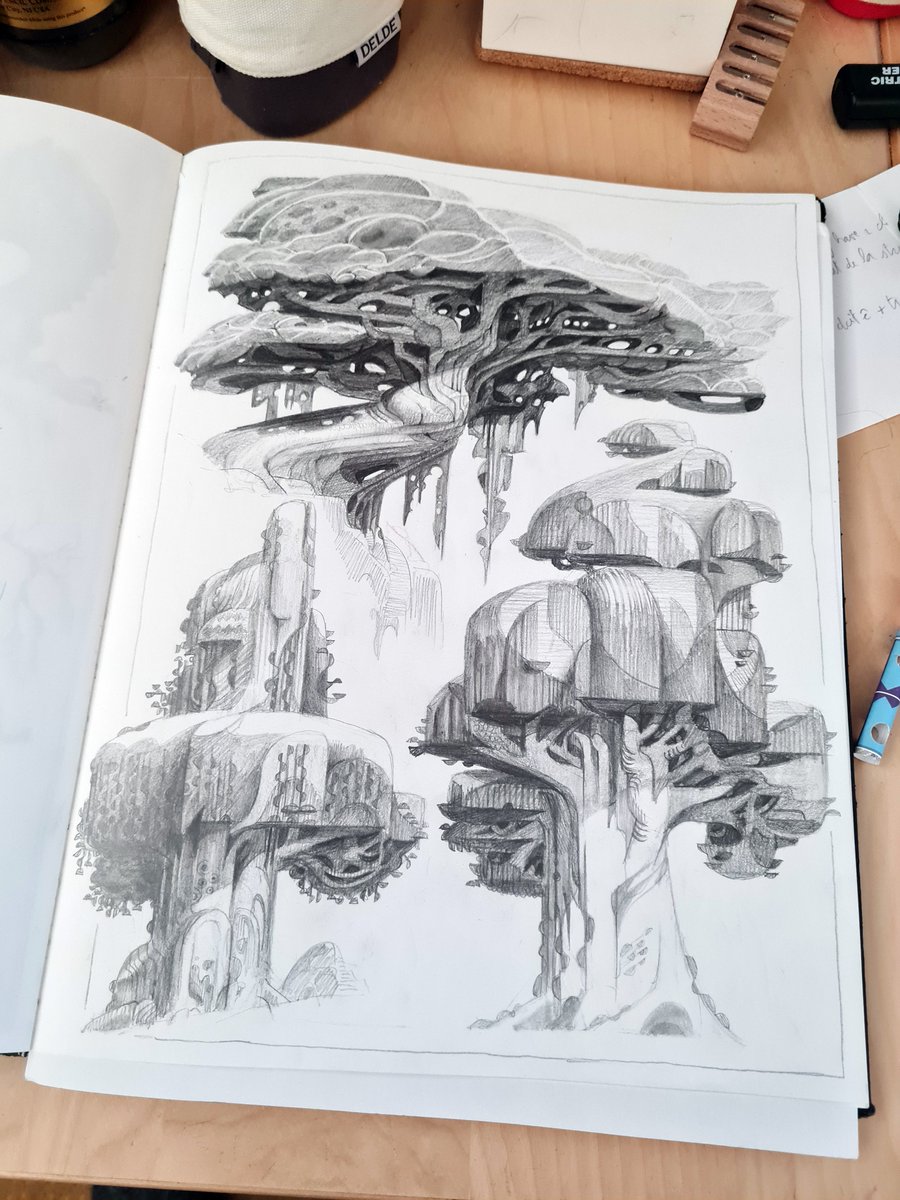 The enchanting sketches of Nicolas Weis. Check his exclusive Master Classes and Mentorships on IAMAG : https://t.co/RyXKCFagLy 