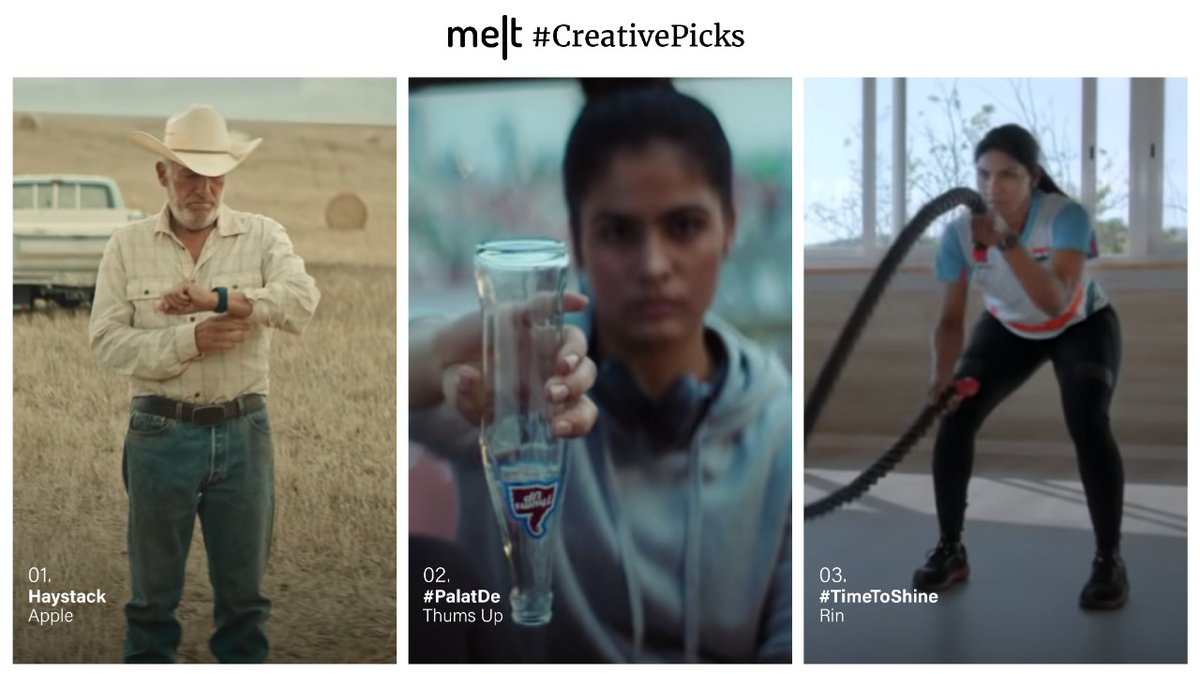 readytomelt's tweet photo. #CreativePicks | This week, @ritzdotcom reviews ads by @Apple, @ThumsUpOfficial and @RinUnilever | MORE:  

https://t.co/Jwko53Lhe2

@Ogilvy @HUL_News #TimeToShine #PalatDe #haystack #advertising #marketing #ad #adreview #ads https://t.co/D4c3Vs6ch2