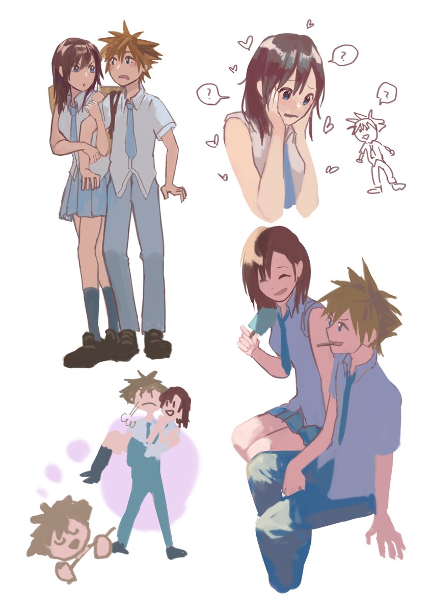 nuka_komekome's tweet image. #sokaiweek 
学パロソラカイさん