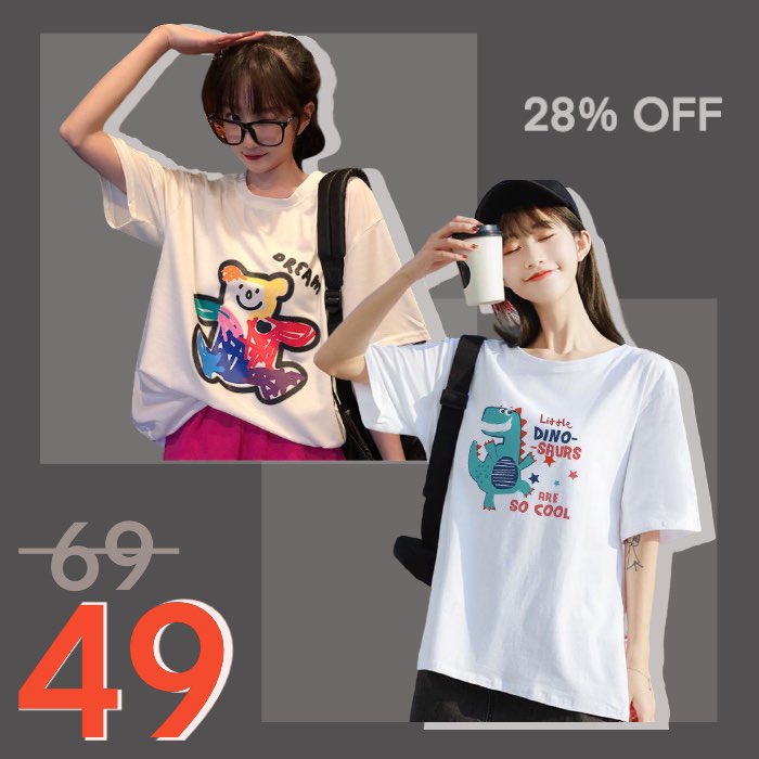 longreaddo's tweet image. เสื้อ OVER SIZE ใน Shopee
ลดจาก 69 เหลือ 49  บาท
ลายน่ารักมากๆ รีวิวเพียบ

เข้าไปดูได้ค่ะ &amp;gt;&amp;gt; shp.ee/fvjuryj