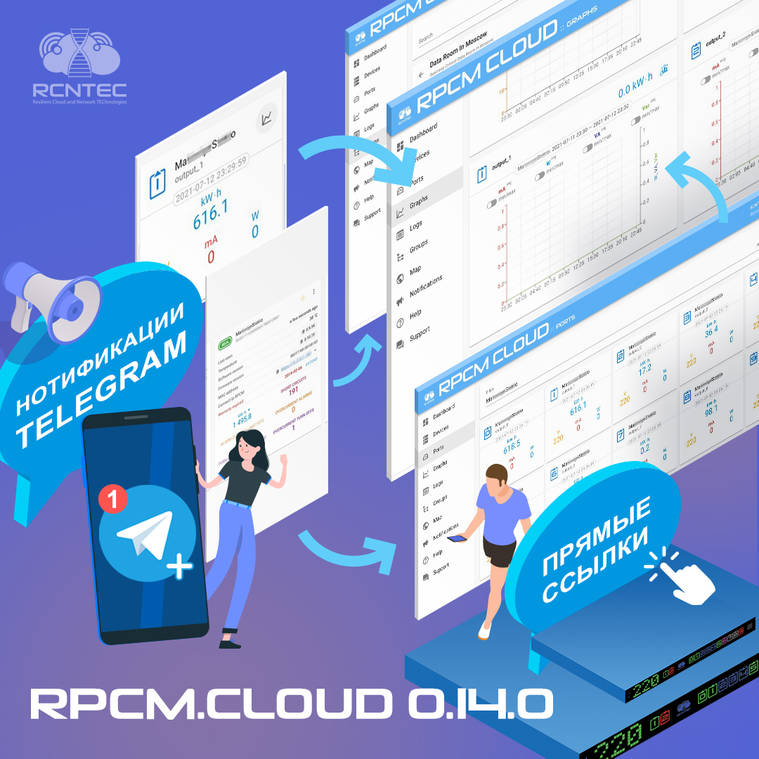 RCNTEC_RU's tweet photo. Дорогие клиенты:

Ура! Наконец-то мы выпустили очередное крупное обновление нашего любимого облака (https://t.co/98tboi1Nhm 0.14.0).

Подробнее https://t.co/Itkfx8OihD

#RCNTEC #CLOUD #RPCM #PDU #monitoring #remotecontrol #SMART #TELEGRAM #update #INTELLIGENT https://t.co/2n7jXeUEtU