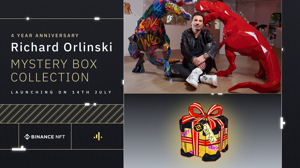 Binance Wallet (@binancewallet) on Twitter photo To celebrate the 4th anniversary of @Binance, we are delighted to be giving away 10 mystery boxes. 🎁
Rules:
🔶 Follow @richardorlinski & <a href="/TheBinanceNFT/">Binance NFT</a>
🔶 Retweet this post
🔶 Reply and tag 3 friends
Good luck! 🥳 To celebrate the 4th anniversary of @Binance, we are delighted to be giving away 10 mystery boxes. 🎁
Rules:
🔶 Follow @richardorlinski & <a href="/TheBinanceNFT/">Binance NFT</a>
🔶 Retweet this post
🔶 Reply and tag 3 friends
Good luck! 🥳