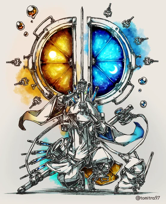 #一次創作絵師拡散フェス01
タグ参加です!
無機質をボールペンで書き起こしています。
拡散するといいなぁ…🍀

#イラスト #illustration 