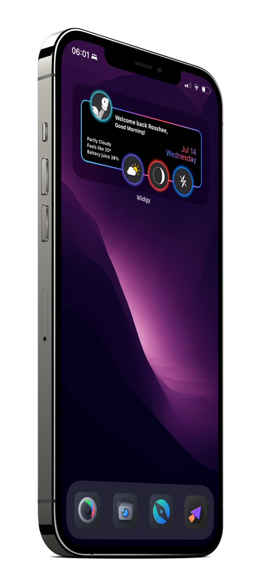 DesignByRoss's tweet image. Gradient line! Enjoy 😉 

Wallpaper @AR72014 

#iOS15beta2 #widgy #setup