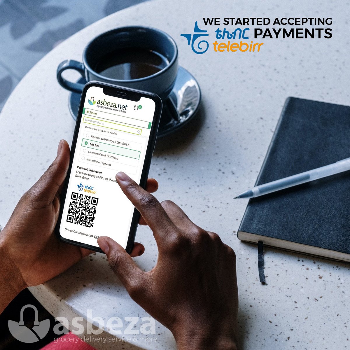 asbezanet's tweet photo. we started accepting @telebirr payments. https://t.co/qQV81tA07M