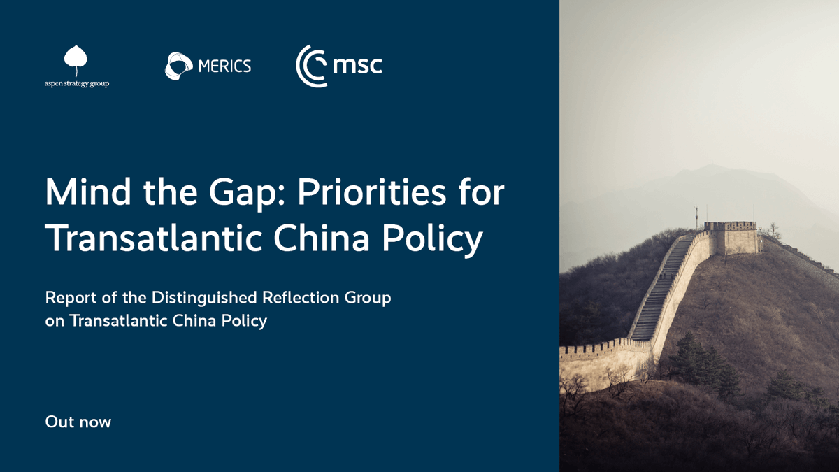 MunSecConf's tweet photo. Partner, competitor, systemic rival: Today’s #China presents fundamental challenges to Western democracies.

In our new report, experts convened by @MunSecConf, @merics_eu, and @AspenStrategy make proposals for a joint transatlantic approach. Download now: https://t.co/8Eq6eMfqRD https://t.co/IQdlH3C6Cw