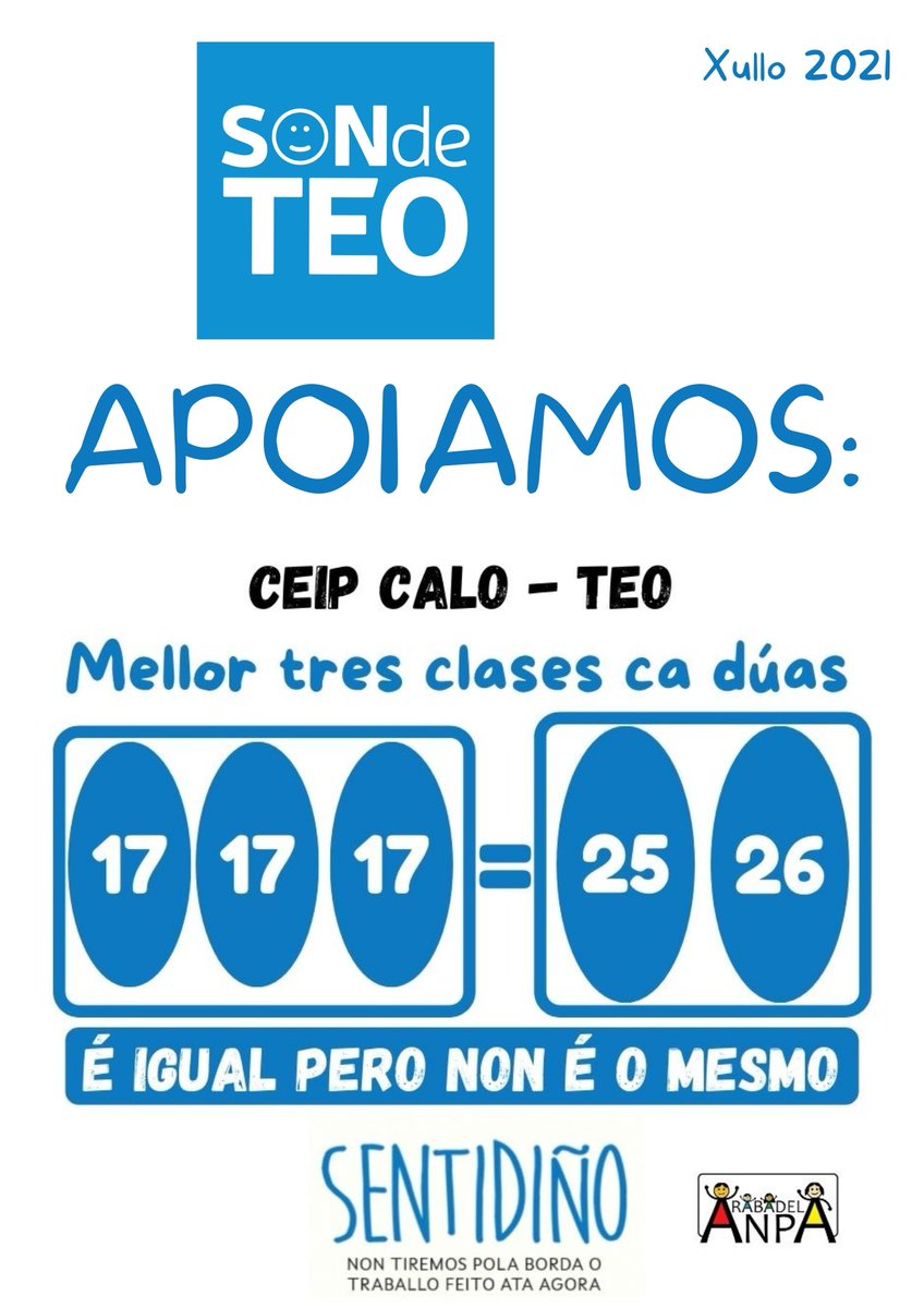 SONdeTEO's tweet photo. A @Xunta e @RomanLalin insisten en pechar aulas, apertar alumnado e prescindir de profesorado en Infantil e Primaria de moitos coles públicos "por decisións técnicas", disque. Non! É política! A política do PP! 
Desfacer a educación pública! https://t.co/b3PXkG4QQK