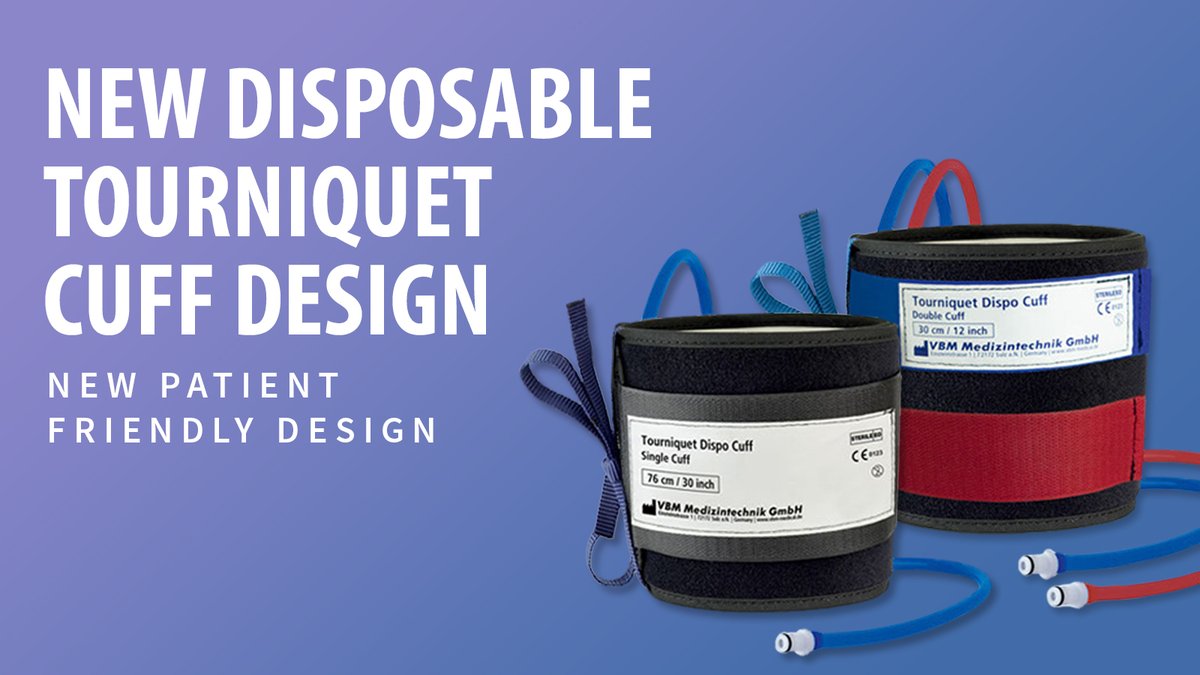 FSHospital's tweet photo. After the launch of the new Tourniquet Touch in 2019, VBM is now bringing a second milestone within the project of renewing the complete range of Tourniquet Systems: The launch of the new design of Dispo Cuffs. Visit our website for more information https://t.co/Df2TPt3qBE https://t.co/YXzcw6JJEY