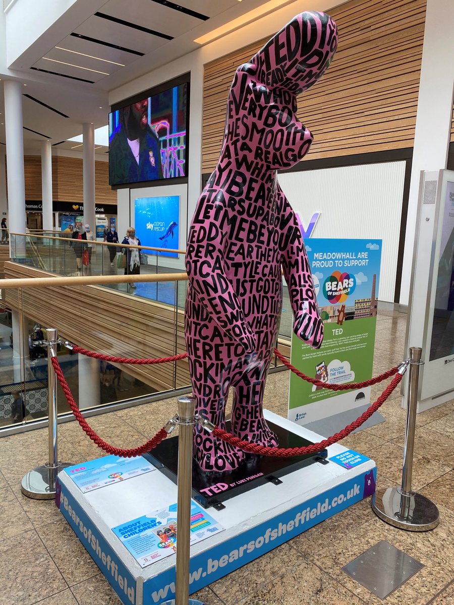 🐻 Ted is in the building! 🐻
NSM are proud to be sponsoring Ted, who is part of the @BearsofSheff trail and stands outside the Oasis on the upper floor in <a href="/LoveMeadowhall/">Meadowhall</a>

To find out more and begin the trail, visit lnkd.in/dMgaRRN

#bearsofsheffield #sheffieldissuper